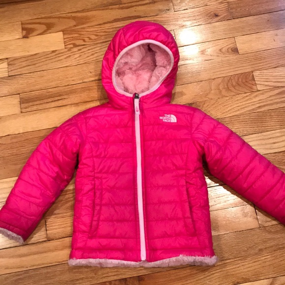 The North Face Other - 3T reversible pink North Face coat